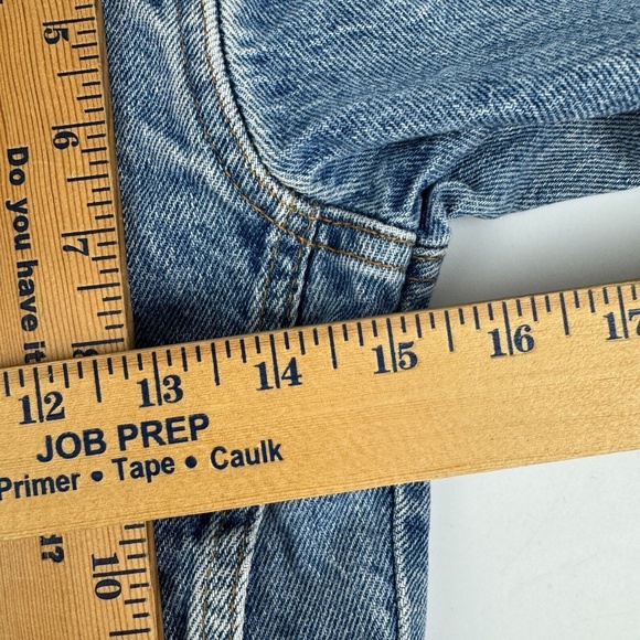 Vintage Little Levi's Orange Tab Kids Size 5 Denim Trucker Jacket Made in USA - Picture 6 of 11